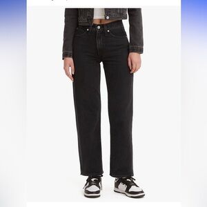 Levi's Black Straight Jeans Classic Style